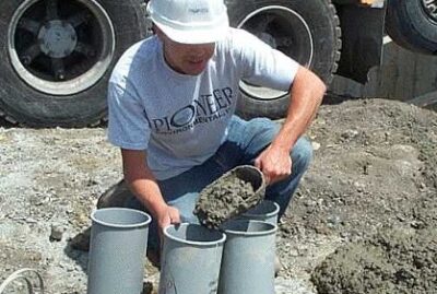 Construction Materials Testing on the field by Pioneer Engineering & Environmental Services