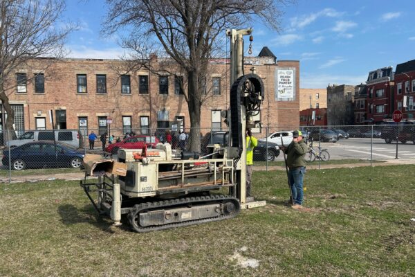 Former Iron Works Facility & Proposed 8-Story Residential Building